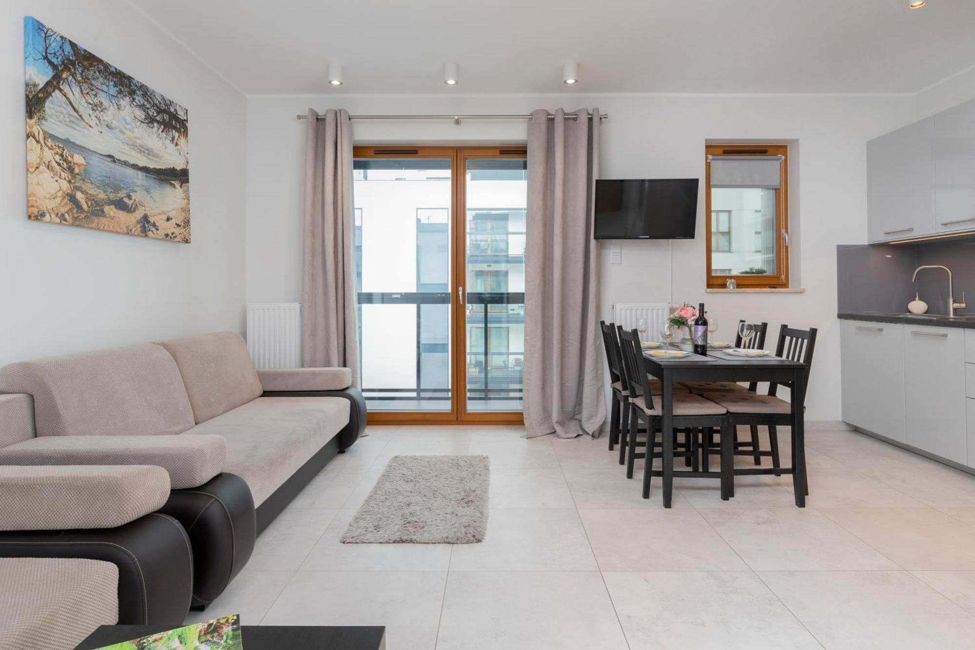 Apartament Z Widokiem Na Morze Obok Parku Millenium W Gdansku By Noclegi Renters Exterior photo